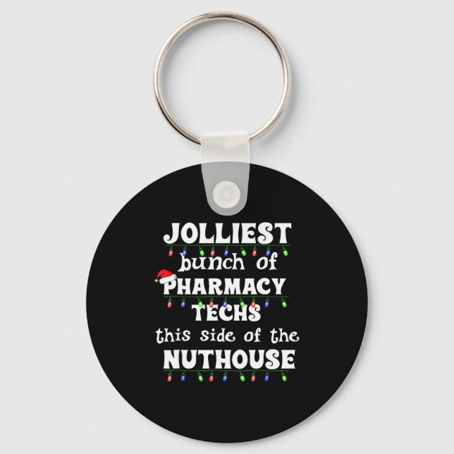 Llavero Funny Christmas Matching Group Work Pharmacy Techn (Anverso)
