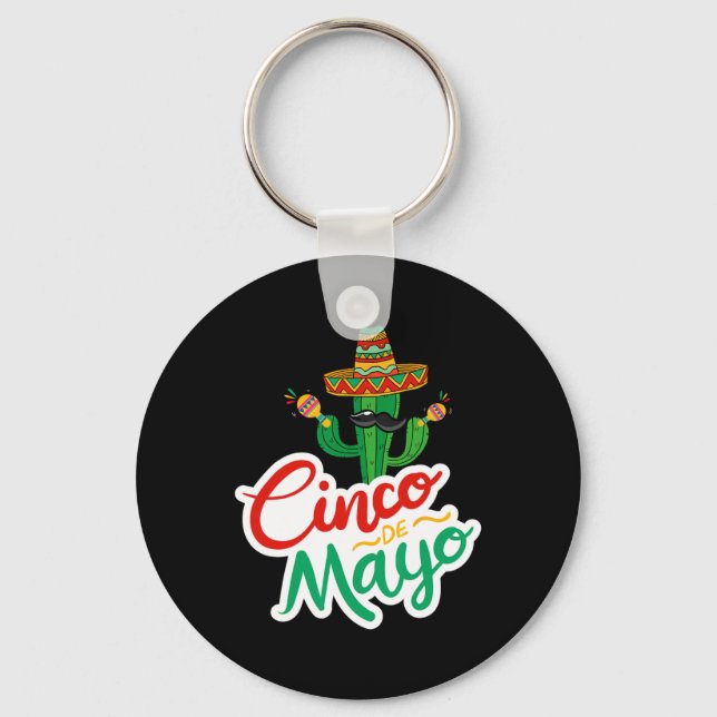 Llavero Funny Cinco De Mayo Para El Fiesta Mexicano 1 (Anverso)