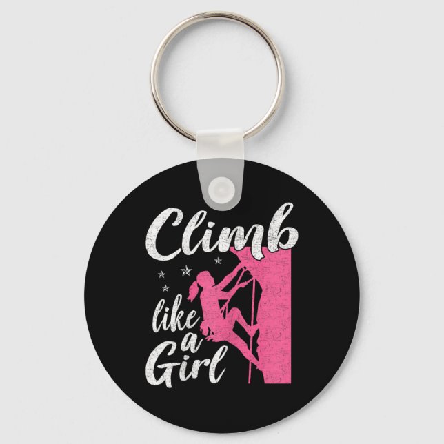 Llavero Funny Climbing Lover Graphic For Women And Girls C (Anverso)