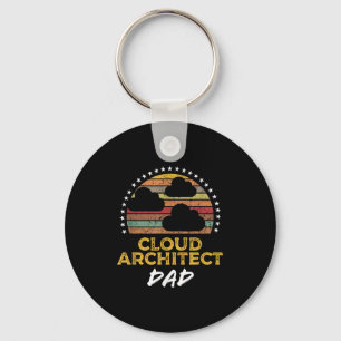 Llavero Funny Cloud Architect Dad, Data Center Tech Quote