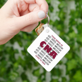 Llavero Funny CNA Alert Personalizado MD/LPN/EMT/PA/RN/RT/