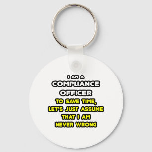Llavero Funny Compliance Officer T-Shirts