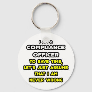 Llavero Funny Compliance Officer T-Shirts