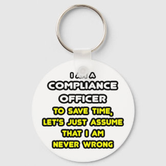 Llavero Funny Compliance Officer T-Shirts