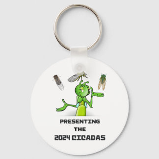 Llavero Funny Cricket Presenting Cicadas Bugs Insects Inva