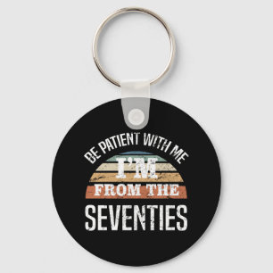 Llavero Funny cumpleaños número 50 de los 70