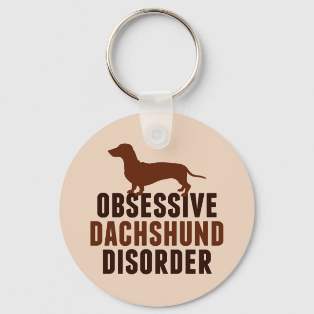 Llavero Funny Dachshund Lover (Anverso)