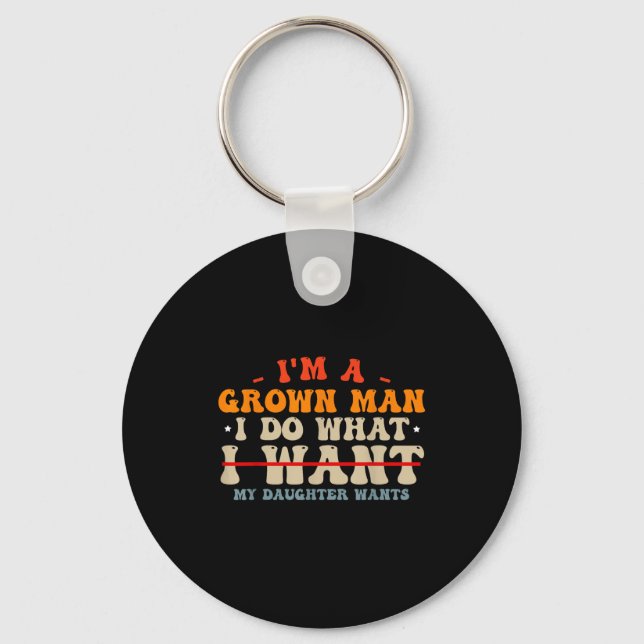 Llavero Funny Dad Shirts From Daughter I Do What My Daught (Anverso)