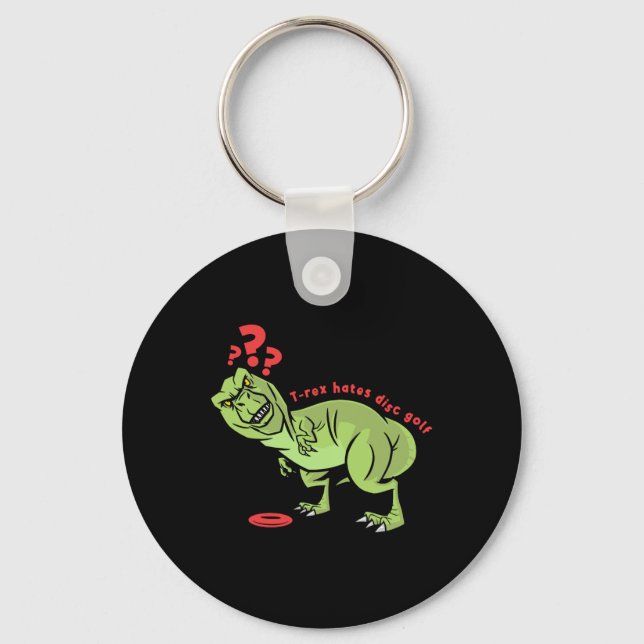 Llavero Funny Disc Golf T Rex Kids  (Anverso)