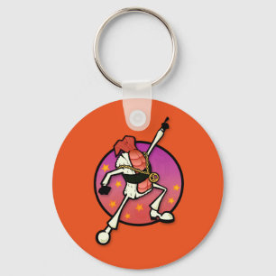 LLAVERO FUNNY DISCO SUSHI ROUND BUTTON KEY CHAIN