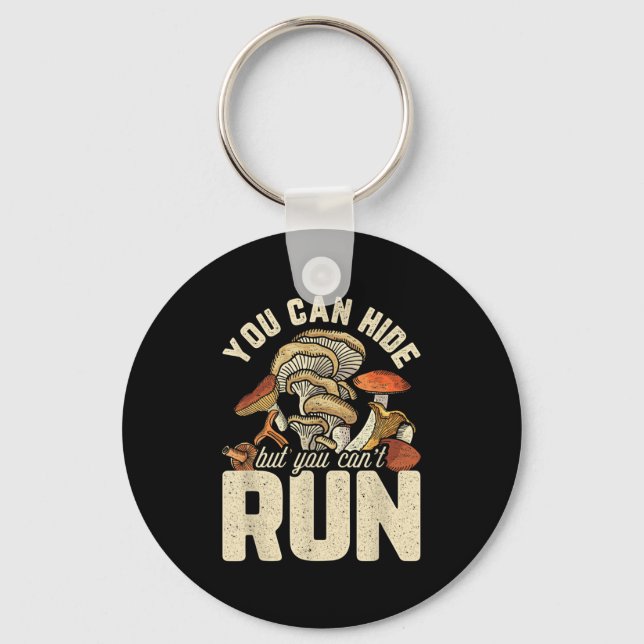Llavero Funny Diseño de hongos que se pueden ocultar pero  (Anverso)