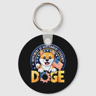 Llavero Funny Doge Crypto Meme Departamento Del Gobierno E