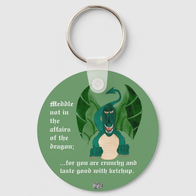 Llavero Funny Dragon Keychain (Anverso)