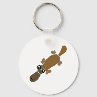 Llavero Funny Duckbill Platypus Art