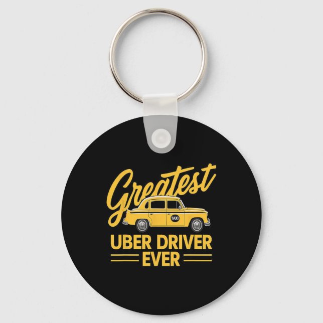Llavero Funny el controlador de Uber para siempre (Anverso)