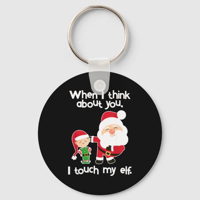 Llavero Funny Elf Inappropriate Adult Humor Christmas Gift (Anverso)