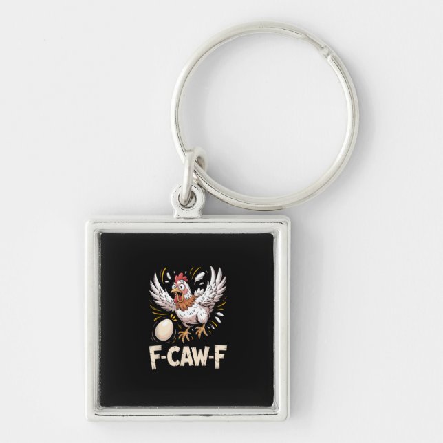 Llavero Funny F-Caw-F Hen Creative Casual (Frente)