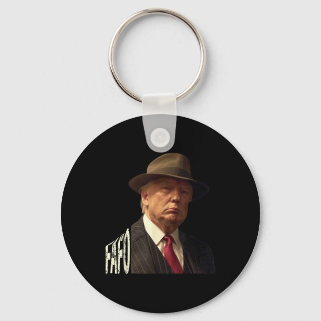 Llavero Funny Fafo Trump Photo _1 (Anverso)