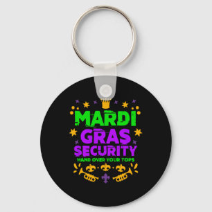 Llavero Funny Festival Mardi Gras de Seguridad Mardi Gr