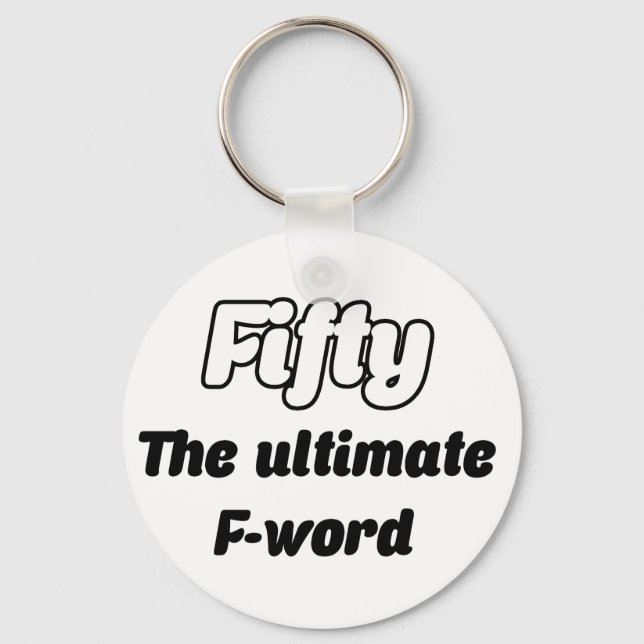 Llavero Funny Fifty 50° (Anverso)