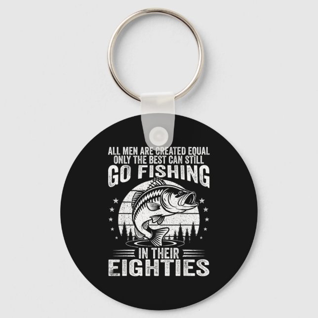 Llavero Funny Fishing Sayings For Men In Their Eighties Fi (Anverso)