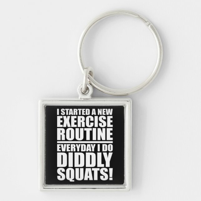 Llavero Funny Fitness Gym Keychain (Frente)