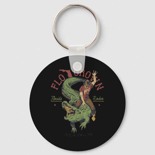 Llavero Funny Flo Grown Florida Rodeo (Anverso)