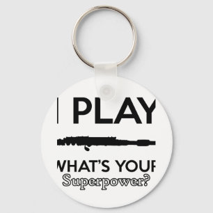 Llavero funny flutes design