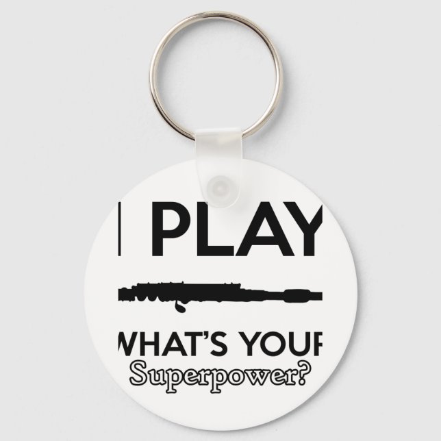 Llavero funny flutes design (Anverso)