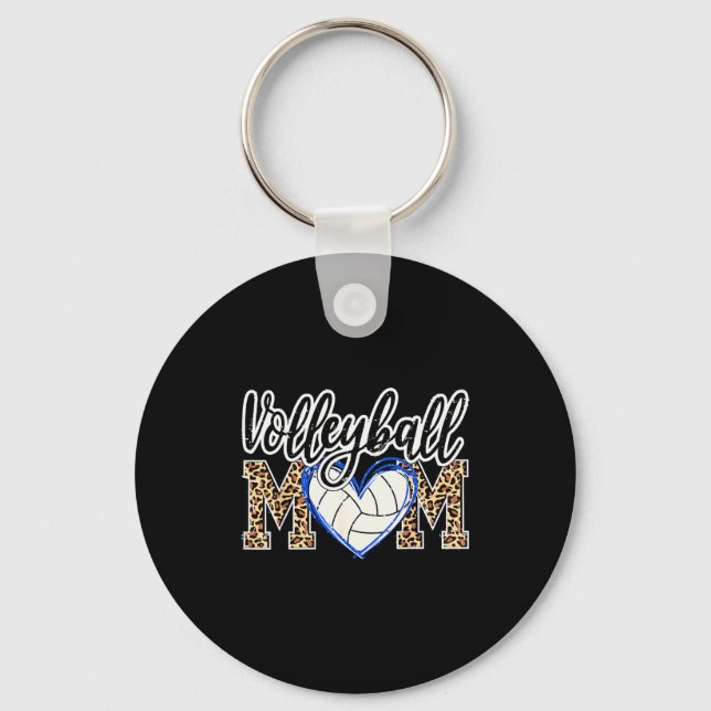 Llavero Funny Game Women Volleyball Leopard Ball Mom Mothe (Anverso)