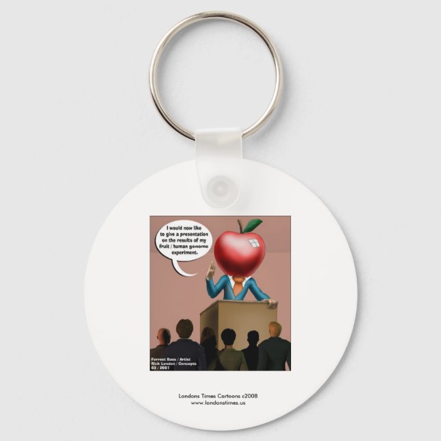 Llavero Funny Genome Experiment Quality Key Chain (Anverso)