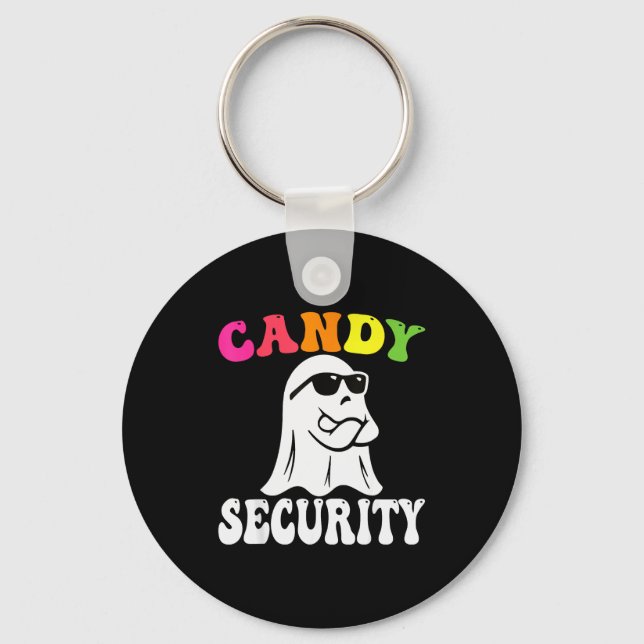 Llavero Funny Ghost Candy Security Halloween Costume Hallo (Anverso)