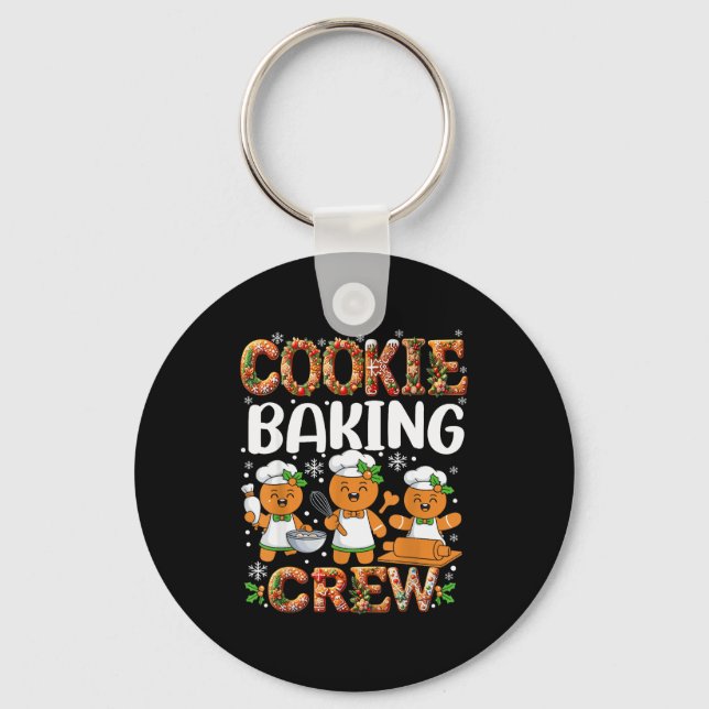 Llavero Funny Gingerbread Lovers Cookie Baking Crew Christ (Anverso)