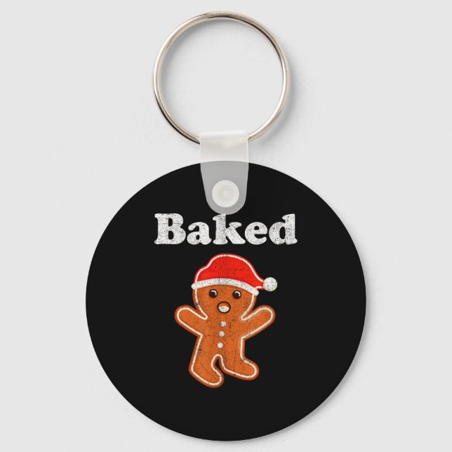 Llavero Funny Gingerbread Man Baked Cookie Baking Adult Ch (Anverso)