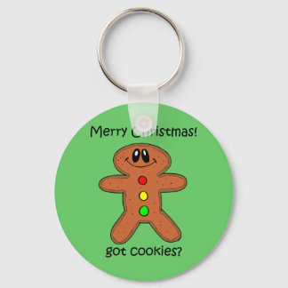 Llavero Funny gingerbread man Christmas