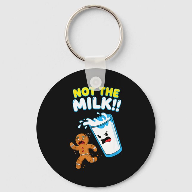 Llavero Funny Gingerbread Man Not The Milk Pun Cookies Wom (Anverso)
