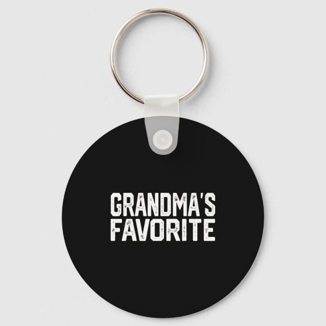 Llavero Funny Grandma's Favorite Grandparent Granhild  (Anverso)