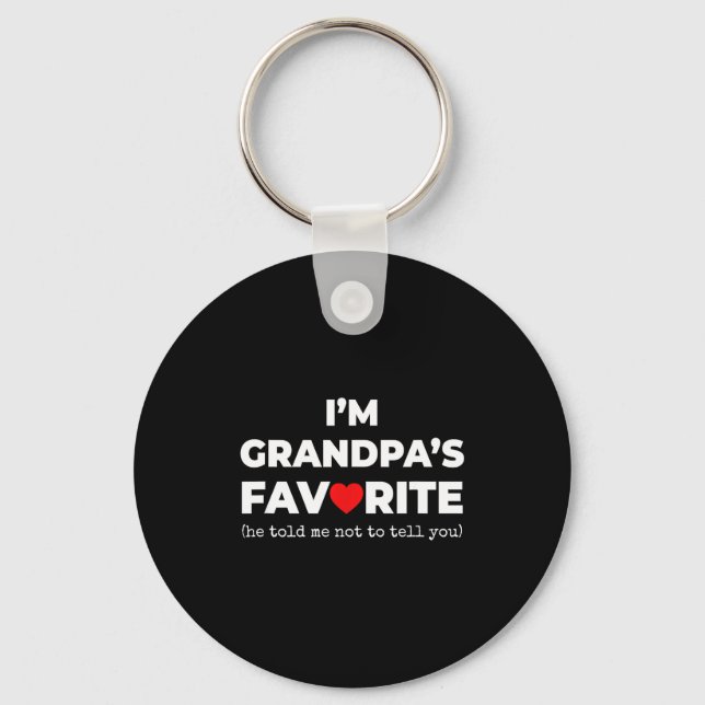 Llavero Funny Grandpa's Favorite Shirt I'm Grandpa's Favor (Anverso)