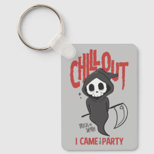 Llavero Funny Grim Reaper Halloween Party Keycha