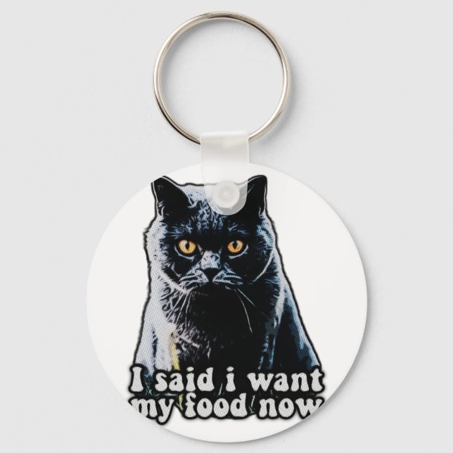 Llavero Funny grumpy cat meme for cat owners and lovers (Anverso)