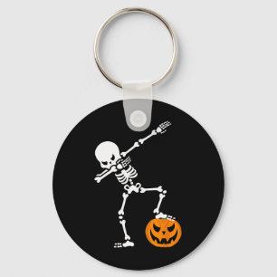 Llavero Funny Halloween Calabaza Dabbing Skeleton para hom