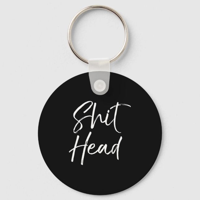 Llavero Funny Head Quote Saying For Women Fun Gag Gift Hea (Anverso)