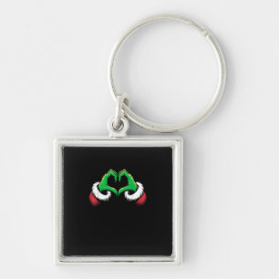 Llavero Funny Heart Hands Navidades