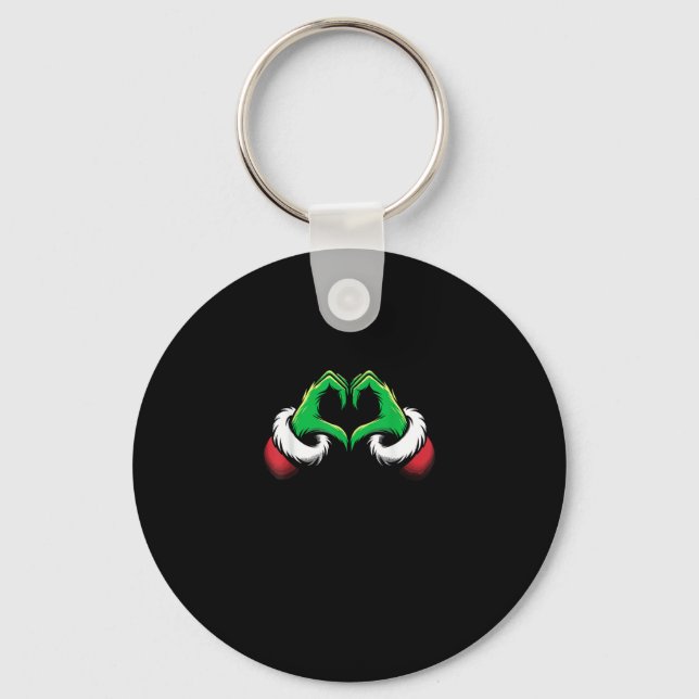 Llavero Funny Heart Hands Navidades (Anverso)