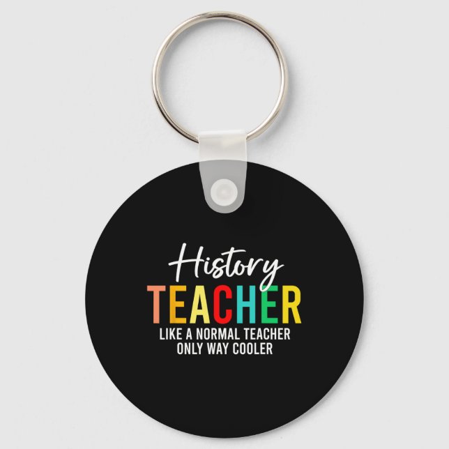 Llavero Funny History Teacher Definition Back To School Te (Anverso)