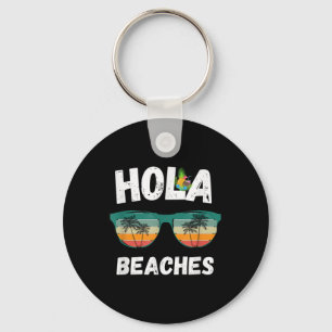 Llavero Funny Hola Bebidas Retro Vintage Gles Tee Para El