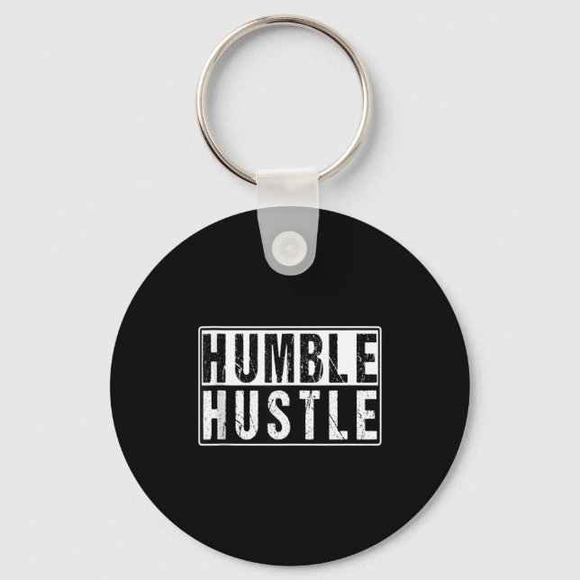 Llavero Funny Hustle Gift For Men And Women Cool Humble In (Anverso)