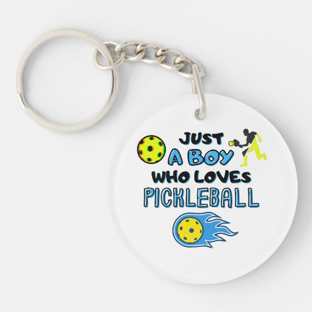 Llavero Funny Jugador De Baloncesto Solo Un Chico Que Ama  (Frente)