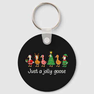 Llavero Funny Just A Jolly Goose Funny Christmas For Mens 