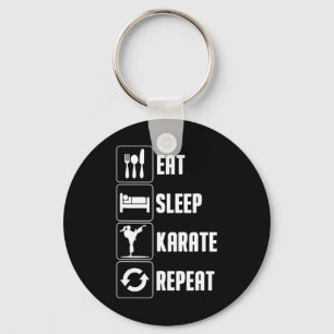 Llavero Funny Karate Design Para Hombres Las Mujeres Comen